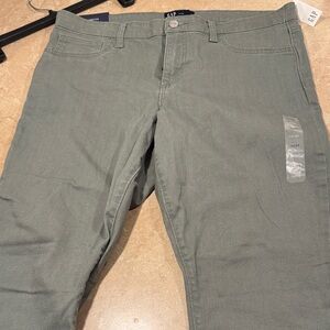 GAP Sage Green Denim Legging